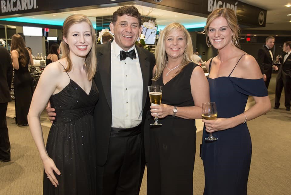 Guests mingle at the 2019 Black & White Ball.